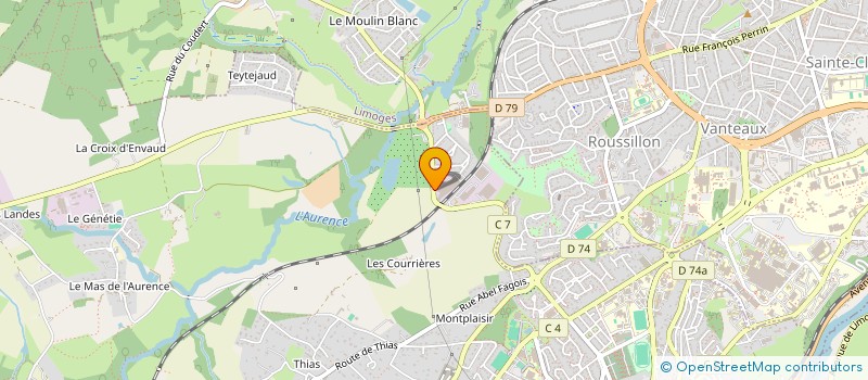 localisation de l'entreprise SCI L'OUVRAGE à ISLE