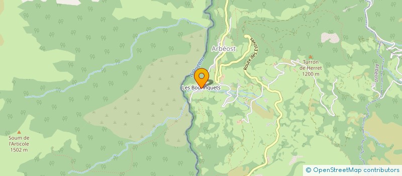 localisation de l'entreprise SCI L'OUZOM  ARBEOST