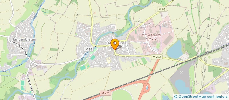 localisation de l'entreprise SCI L OVALE  HOLTZHEIM