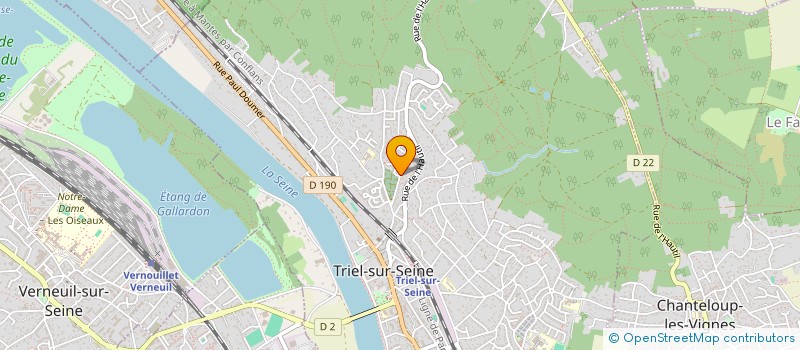 localisation de l'entreprise SCI L'OVALE DES CHARMETTES  TRIEL-SUR-SEINE