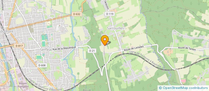 localisation de l'entreprise SCI L'OVALIE  SARROUILLES