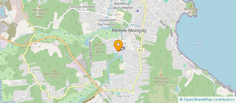 localisation de l'entreprise SCI L'OZEILLE  REMIRE-MONTJOLY