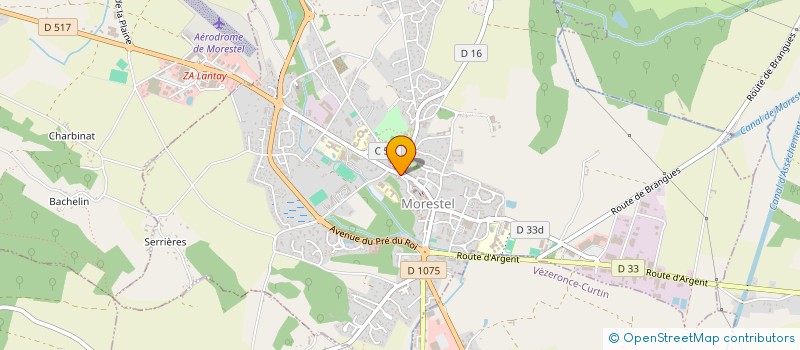 localisation de l'entreprise SCI L.P.  MORESTEL