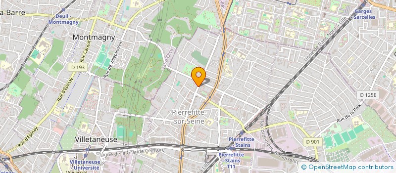 localisation de l'entreprise SCI L.P. à PIERREFITTE-SUR-SEINE