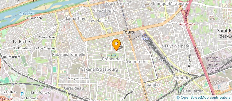 localisation de l'entreprise SCI L.P.  TOURS