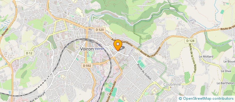 localisation de l'entreprise SCI L.P.B. à VOIRON
