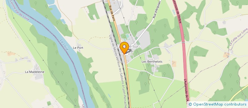 localisation de l'entreprise SCI L P C  LA CELLE-SUR-LOIRE