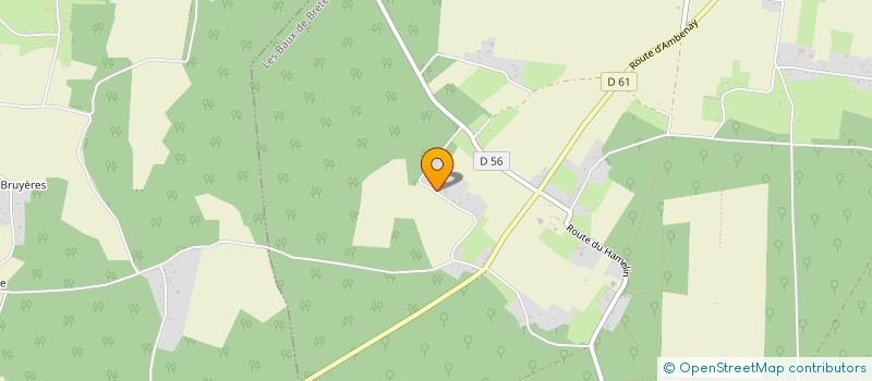 localisation de l'entreprise SCI L.P.C.P.  LES BAUX-DE-BRETEUIL