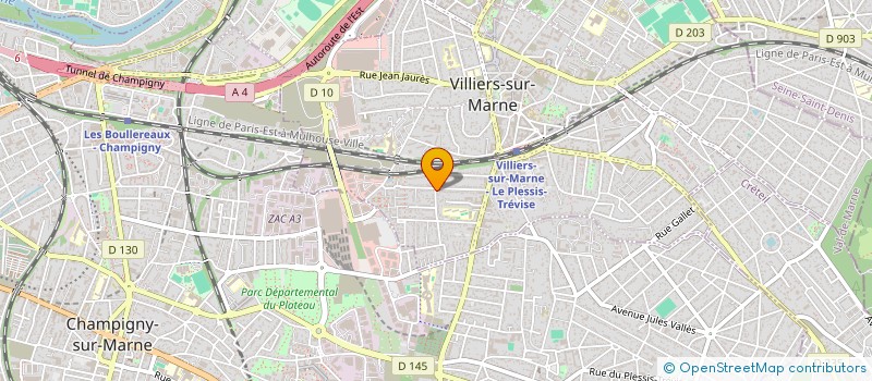 localisation de l'entreprise SCI L.P. COME  VILLIERS-SUR-MARNE