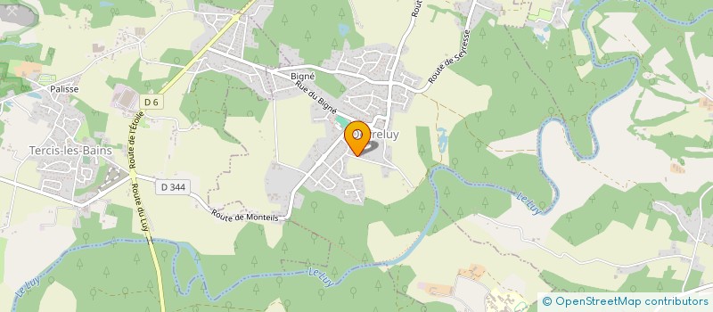 localisation de l'entreprise SCI L P D M  OEYRELUY