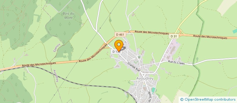 localisation de l'entreprise SCI L-P DU GRAND EST  AVOUDREY