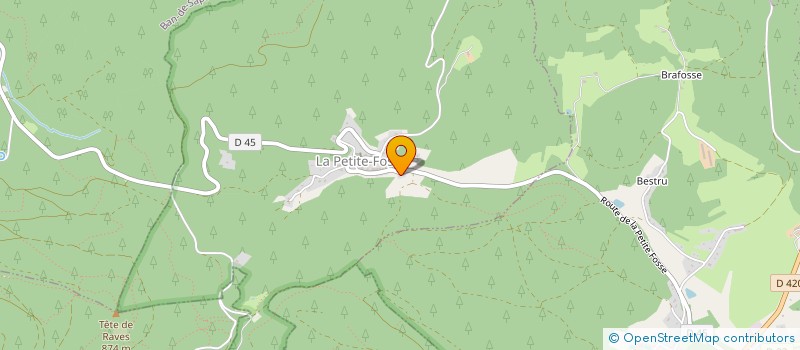 localisation de l'entreprise SCI L P F  LA PETITE-FOSSE