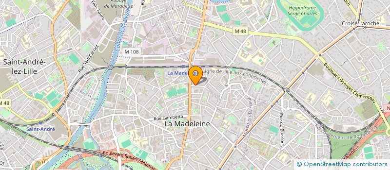 localisation de l'entreprise SCI L.P.H à LA MADELEINE