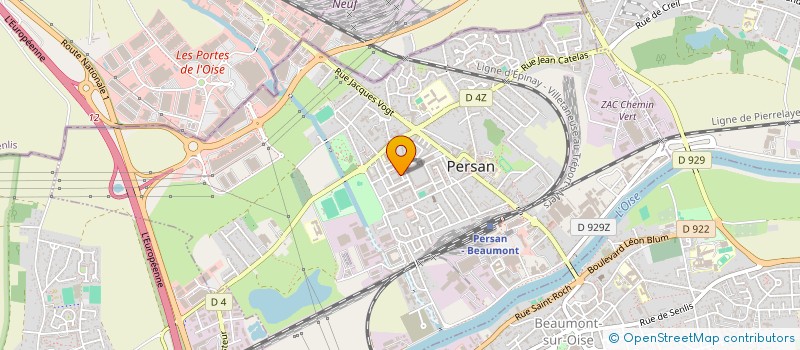 localisation de l'entreprise SCI L.P.H  PERSAN