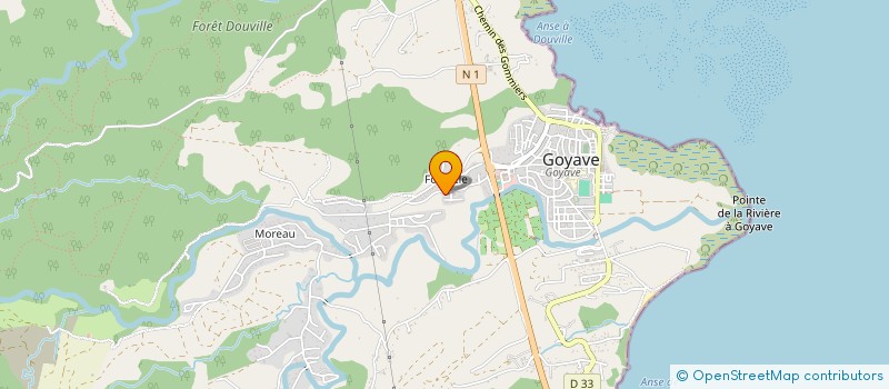 localisation de l'entreprise SCI L.P. IMMO GESTION  GOYAVE