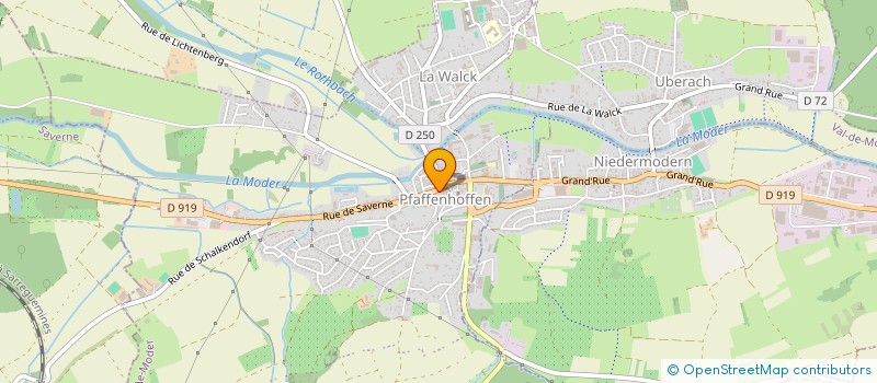 localisation de l'entreprise SCI L.P.J.  VAL-DE-MODER