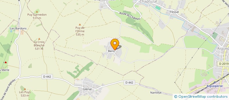 localisation de l'entreprise SCI L.P.L.  CHAPTUZAT