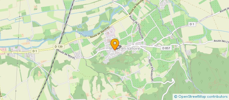 localisation de l'entreprise SCI L.P.P  MORAS-EN-VALLOIRE