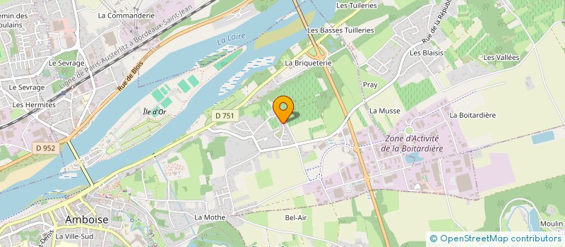 localisation de l'entreprise SCI L-P-R  AMBOISE