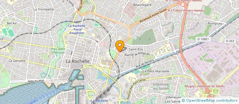 localisation de l'entreprise SCI L.P.S  LA ROCHELLE