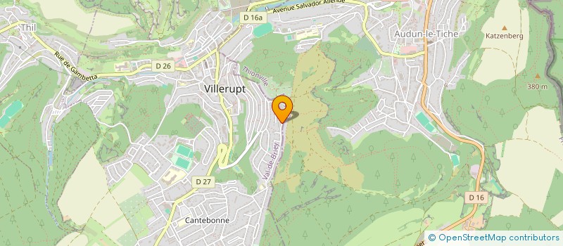 localisation de l'entreprise SCI L.P.T.  VILLERUPT