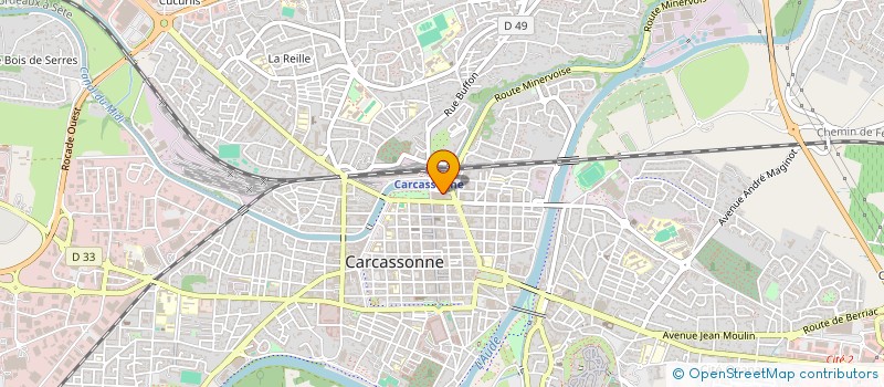 localisation de l'entreprise SCI L.P TIVOLI à CARCASSONNE
