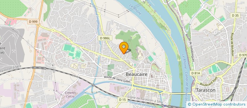 localisation de l'entreprise SCI L.R.  BEAUCAIRE