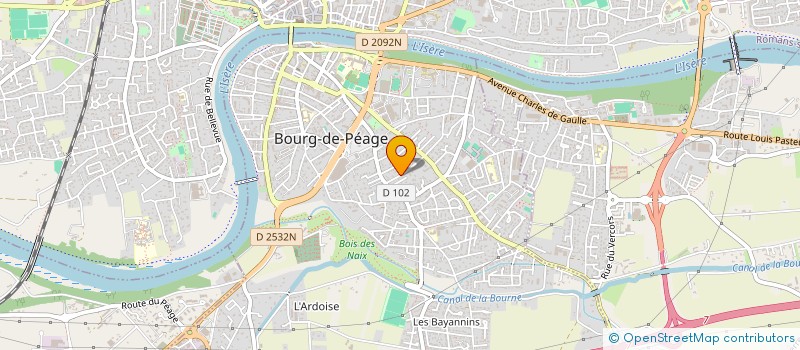 localisation de l'entreprise SCI L.R.  BOURG-DE-PEAGE