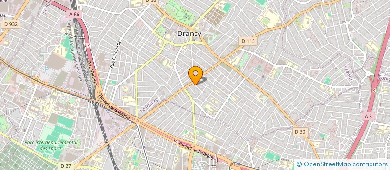 localisation de l'entreprise SCI L.R. AVENUE DES TILLEULS  DRANCY