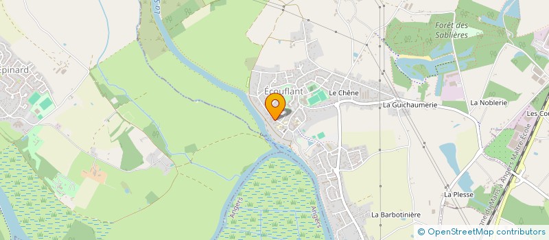 localisation de l'entreprise SCI L.R.B.  ECOUFLANT