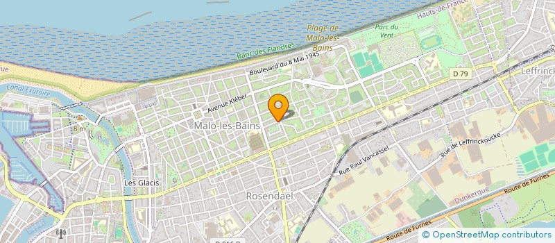 localisation de l'entreprise SCI L.R.B.A à DUNKERQUE