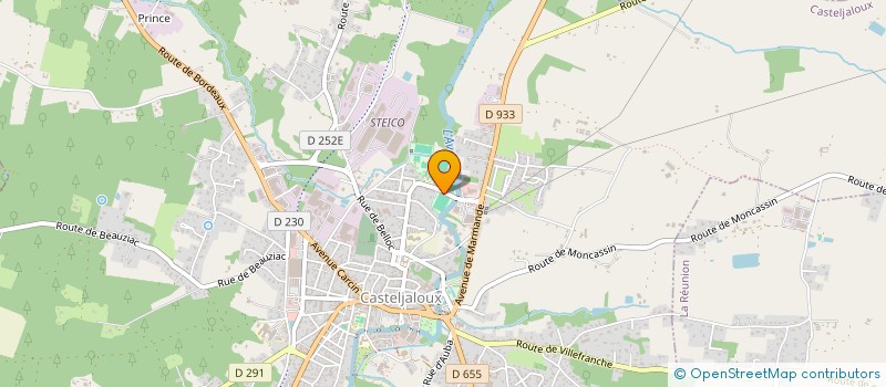 localisation de l'entreprise SCI L.R.C.S  CASTELJALOUX