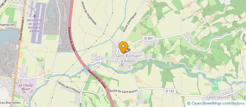 localisation de l'entreprise SCI L.RIGOLOT IMMOBILIER à ALBON