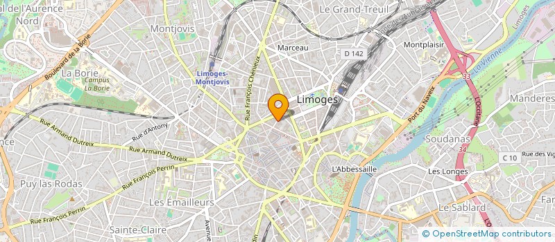 localisation de l'entreprise SCI L.S. à LIMOGES