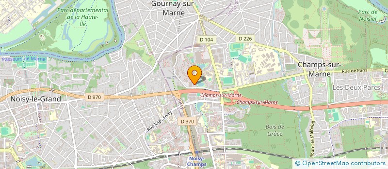 localisation de l'entreprise SCI L.S  CHAMPS-SUR-MARNE