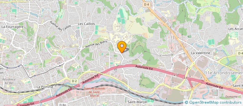 localisation de l'entreprise SCI L.S  MARSEILLE 11EME