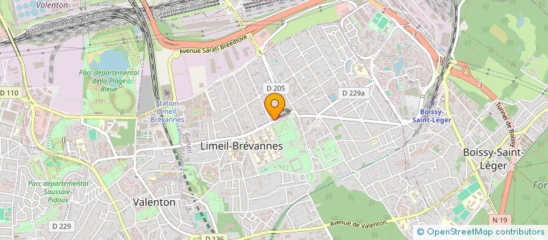 localisation de l'entreprise SCI L&S à LIMEIL-BREVANNES