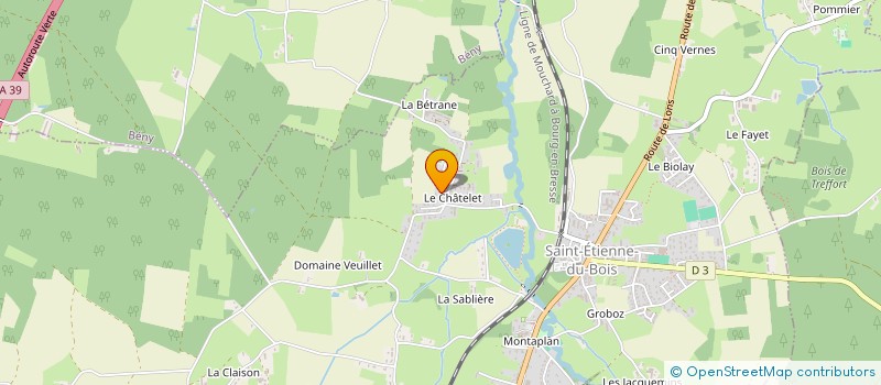 localisation de l'entreprise SCI L&S BLANC IMMO  SAINT-ETIENNE-DU-BOIS