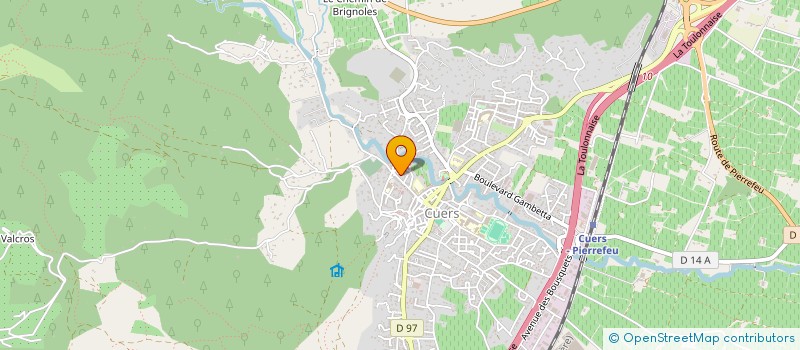 localisation de l'entreprise SCI L S C S  CUERS