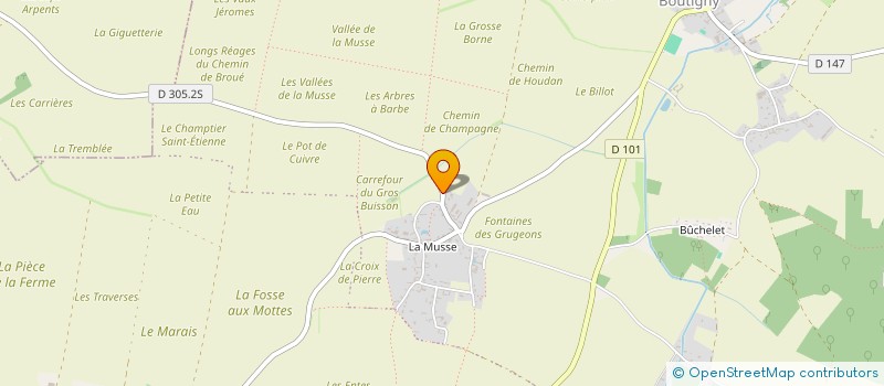 localisation de l'entreprise SCI L S L à BOUTIGNY-PROUAIS