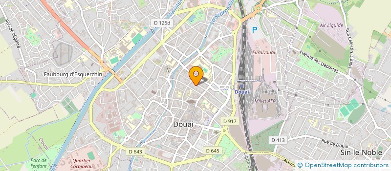 localisation de l'entreprise SCI L.S.L.C à DOUAI