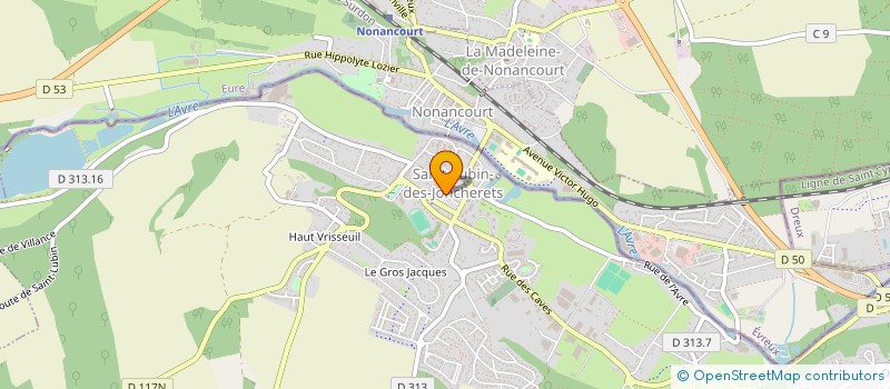 localisation de l'entreprise SCI L.S.M à SAINT-LUBIN-DES-JONCHERETS
