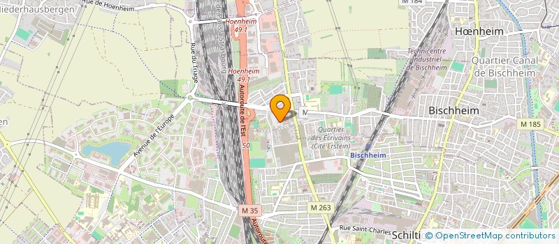 localisation de l'entreprise SCI L&S RINK  BISCHHEIM