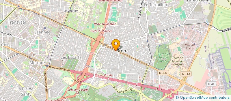 localisation de l'entreprise SCI L&S SRIVATSA  BRON