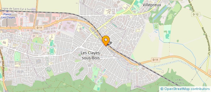 localisation de l'entreprise SCI L.S.V.I à LES CLAYES-SOUS-BOIS