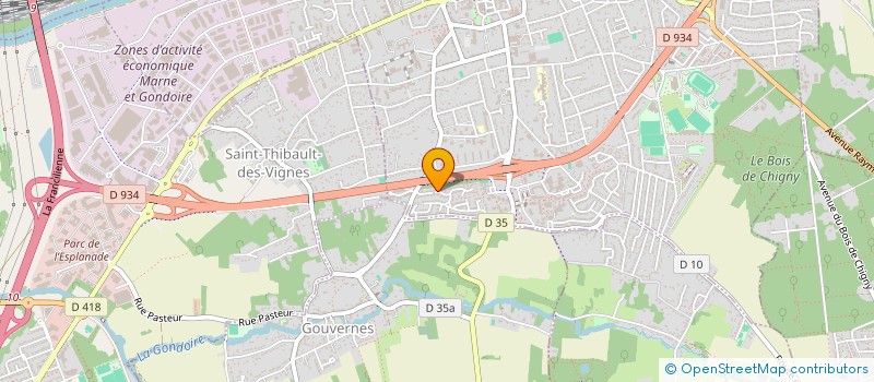 localisation de l'entreprise SCI L.T.B  LAGNY-SUR-MARNE