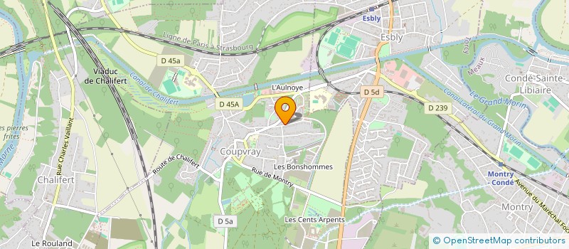 localisation de l'entreprise SCI L'ULIVETO  COUPVRAY