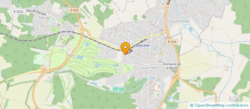 localisation de l'entreprise SCI L'UNANIME à LUZARCHES