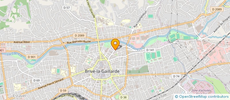localisation de l'entreprise SCI L UNION à BRIVE-LA-GAILLARDE