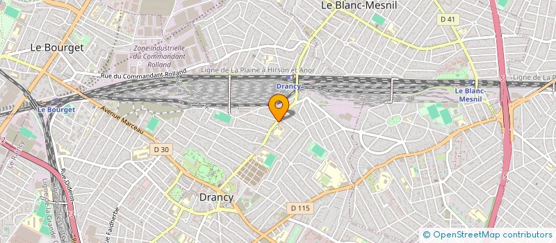 localisation de l'entreprise SCI L'UNION  DRANCY